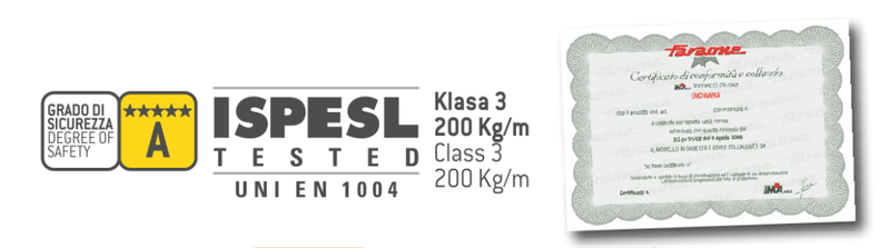 RUSZTOWANIE POJEDYNCZE JEZDNE FARAONE TOP SYSTEM 75x245CM B1-74 8,4M