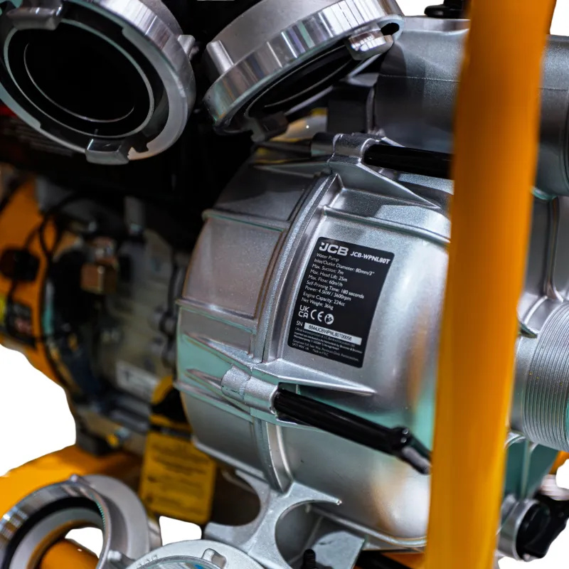 ZESTAW MOTOPOMPA DO BRUDNEJ WODY JCB JCB-WP80TP24 + WĄŻ SSAWNY, WĄŻ TŁOCZNY, NASADA