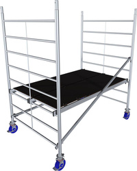 RUSZTOWANIE JEZDNE O POSZERZONEJ KONSTRUKCJI KRAUSE MONTO PROTEC XXL 2,00 M x 1,20 M (WYS. ROBOCZA 2,9 M)