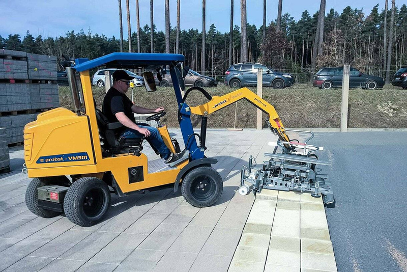 ZAWIESZANY CHWYTAK HYDRAULICZNY PROBST HVZ-UNI-II DO UKŁADANIA KOSTKI