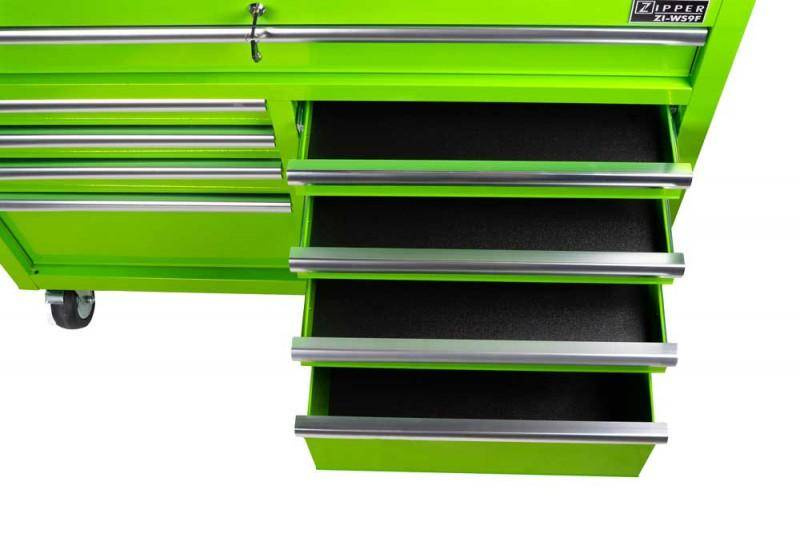 SZAFKA WARSZTATOWA, WÓZEK NARZĘDZIOWY Z BLATEM ROBOCZYM ZIPPER ZI-WS9F
