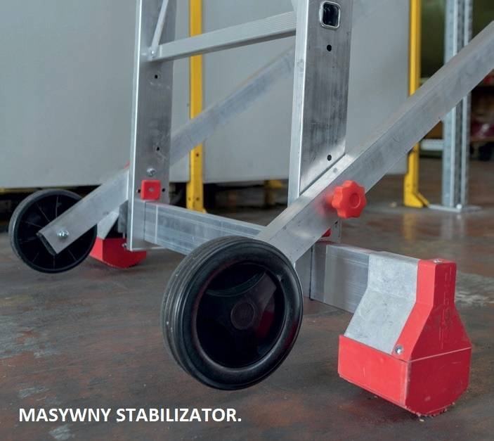 DRABINA MAGAZYNOWA JEZDNA 325/MFT.7 FARAONE 4,64M