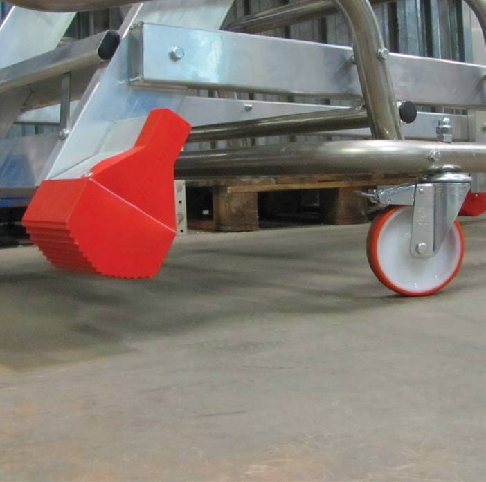 DRABINA MAGAZYNOWA JEZDNA FARAONE 9 STOPNIOWA 275/MFTS 4,17M