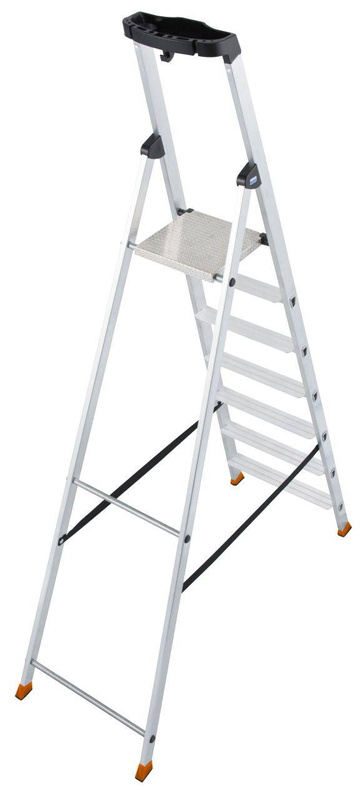 DRABINA WOLNOSTOJĄCA SKŁADANA KRAUSE MONTO SOLIDO 7 STOPNIOWA (WYS. ROBOCZA 3,5 M)