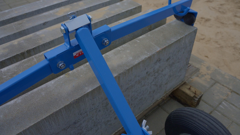 WÓZEK BRUKARSKI JAZON WBK1 Z CHWYTAKIEM DO KRAWĘŻNIKÓW