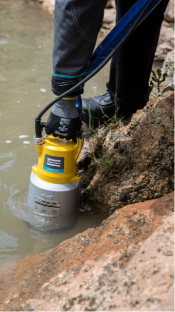 POMPA ZATAPIALNA WODY BRUDNEJ ATLAS COPCO WEDA D 50/3 N