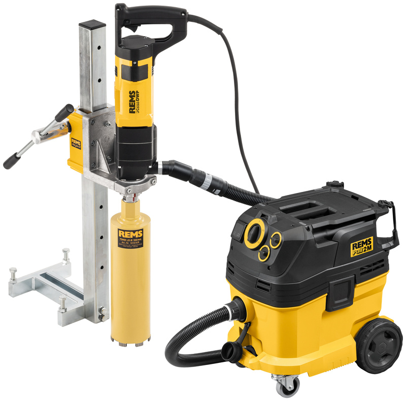 ELEKTRYCZNA WIERTNICA RDZENIOWA REMS PICUS DWP SET SIMPLEX 2 W ZESTAWIE ZE STOJAKIEM I NARZĘDZIAMI