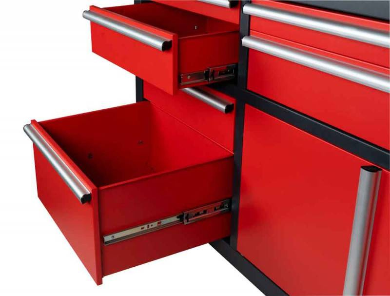 STÓŁ WARSZTATOWY ORAZ SZAFKA NARZĘDZIOWA, WARSZTATOWA HOLZMANN WEWA1216SET