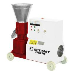 PELECIARKA GRANULATOR PASZY PELETU OPTIMAT PP300PRO Z OBUDOWĄ 300 KG/H - Ø199 MM