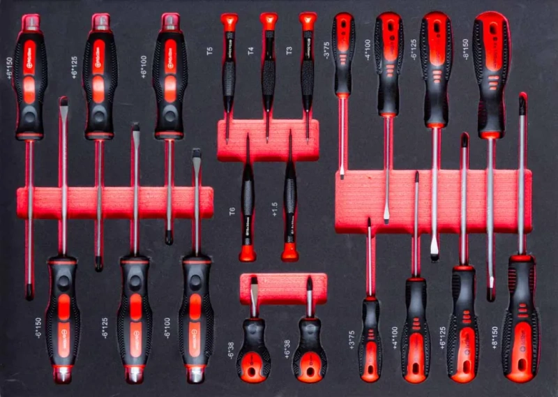 SZAFKA NARZĘDZIOWA SERWISOWA, WÓZEK NARZĘDZIOWY VIBER-SYSTEM SZN259 Z WYPOSAŻENIEM 258 ELEMENTÓW