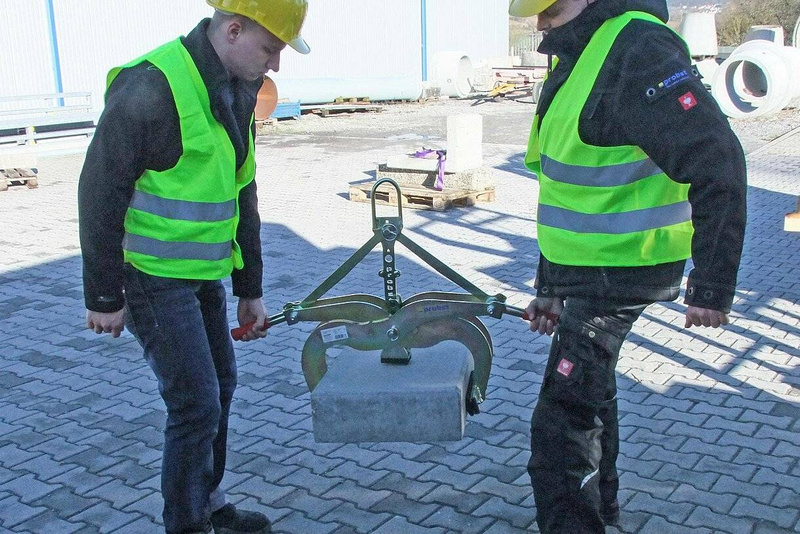 RĘCZNY / ZAWIESZANY CHWYTAK UNIWERSALNY PROBST EXG-MAXI DO ELEMENTÓW BETONOWYCH I KAMIENNYCH