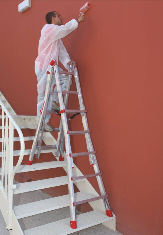 DRABINA TELESKOPOWA SKŁADANA FARAONE SUPER TELES MOD. TELES.T6SA 4,86M