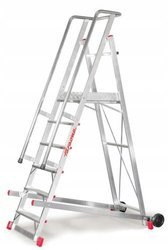 DRABINA MAGAZYNOWA JEZDNA FARAONE 8 STOPNIOWA 250/SM 3,90M