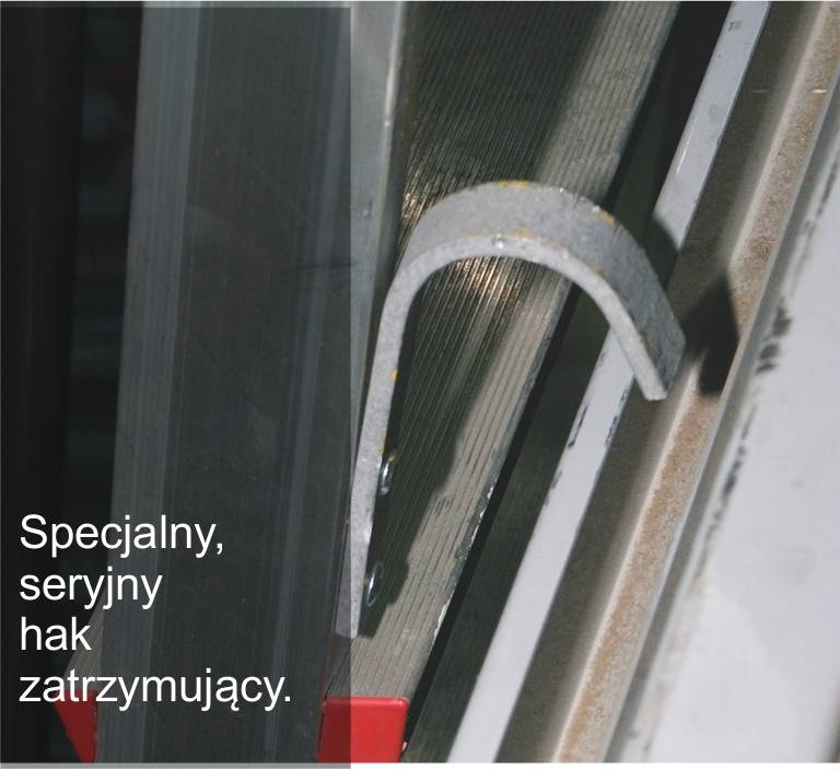 DRABINA PRZYSTAWNA ZE STABILIZATOREM FARAONE 500.SAS.7 3,70M