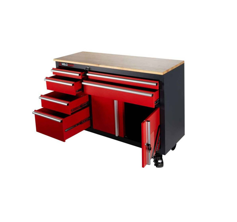 STÓŁ WARSZTATOWY ORAZ SZAFKA NARZĘDZIOWA, WARSZTATOWA HOLZMANN WEWA1216SET