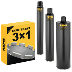 REMS UDKB SET 62-82-132 WIERTŁA KORONKOWE DIAMENTOWE ZESTAW STARTOWY