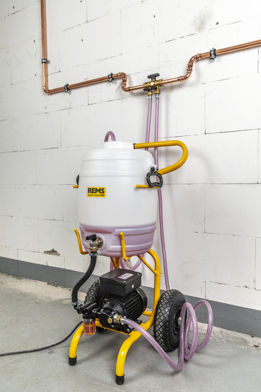 POMPA NAPEŁNIAJĄCA PŁUCZĄCA REMS SOLAR-PUSH l 80