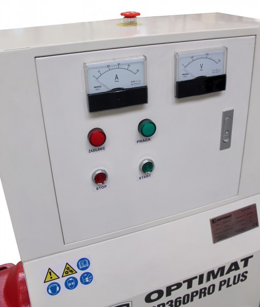 PRZEMYSŁOWA PELECIARKA GRANULATOR PASZY PELETU OPTIMAT PP360PRO PLUS Z OBUDOWĄ 350 KG/H - Ø 229 MM