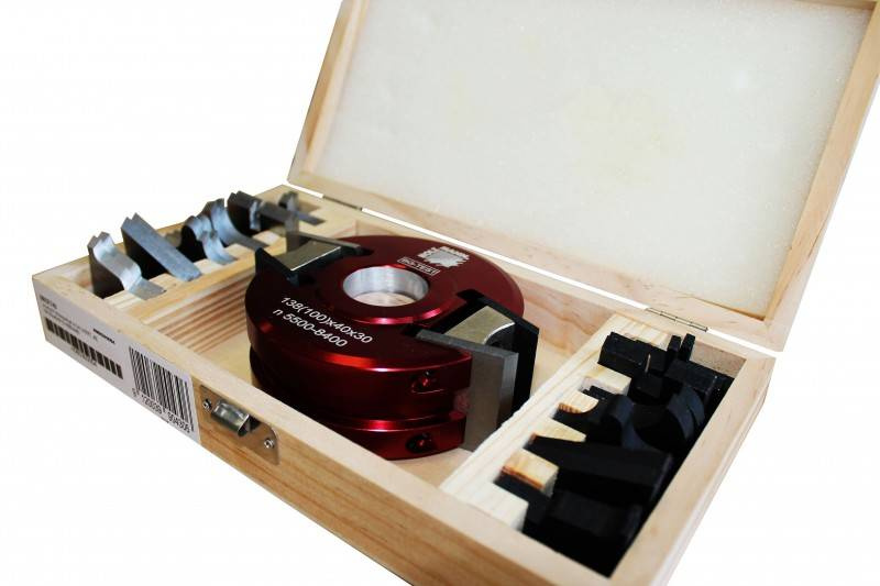 FREZ WALCOWY PROFILUJĄCY ZESTAW Z WYMIENNYMI NOŻAMI 100X40X30 MM UNISET 40