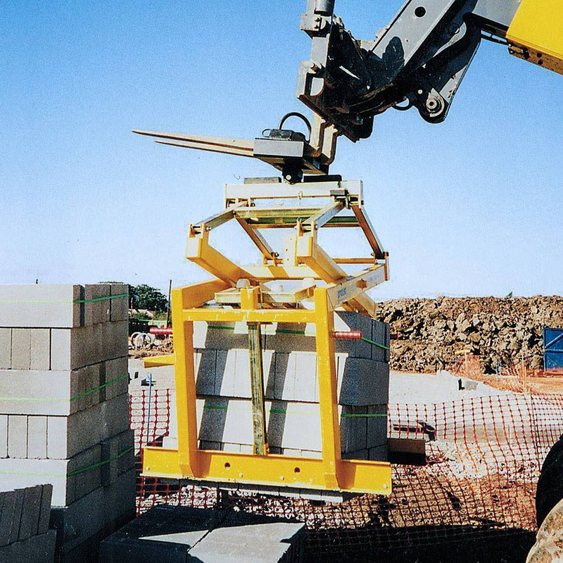 ZAWIESZANY CHWYTAK NOŻYCOWY PROBST SG-100-PGL2 DO TRANSPORTOWANIA MATERIAŁÓW BUDOWLANYCH I BRUKARSKICH