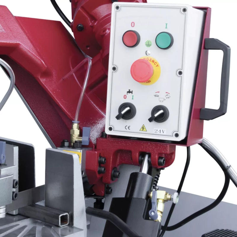 PIŁA TAŚMOWA, PRZECINARKA DO METALU OPTIMAT S275 225 MM 400V (SKRĘTNE RAMIĘ)