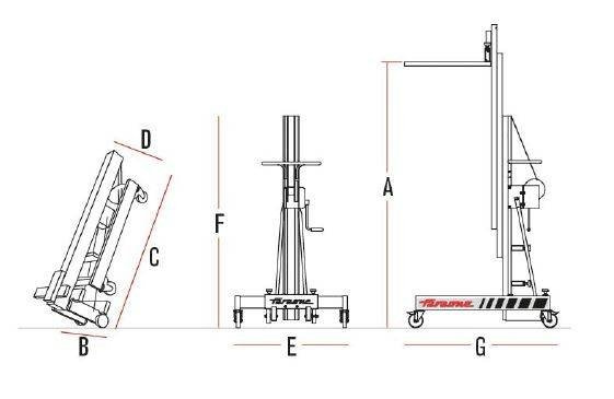 PODNOŚNIK TOWAROWY FARAONE HW BIG 4