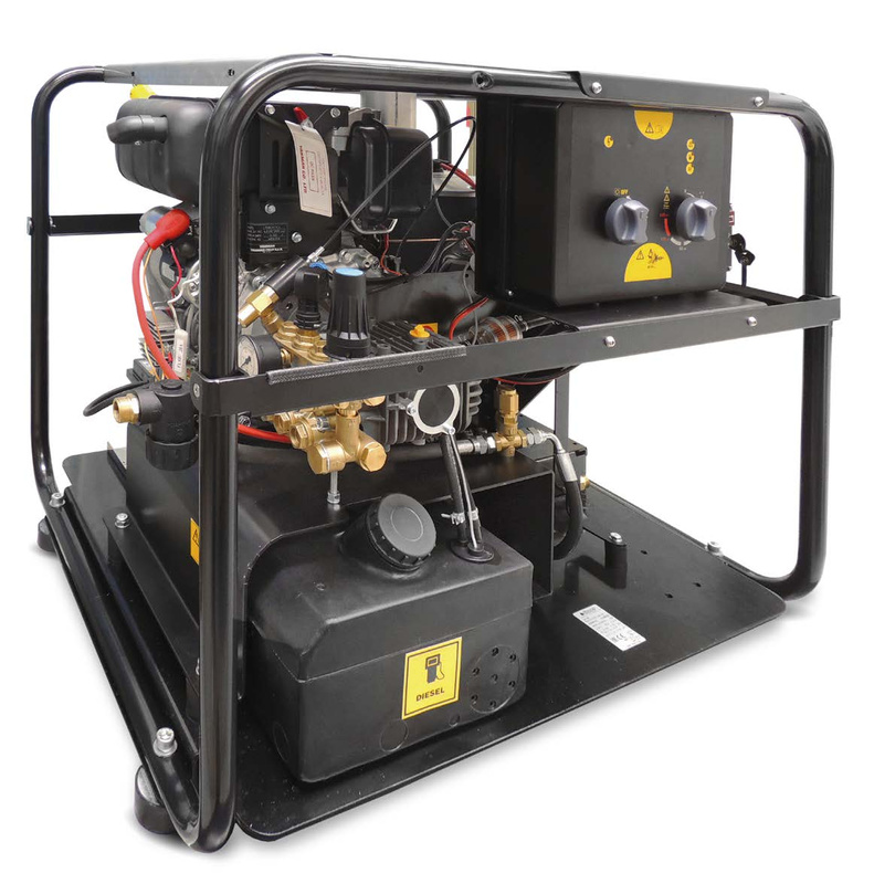 WYSOKOCIŚNIENIOWA SPALINOWA MYJKA CIEPŁOWODNA COMET FDX COMPACT CUBE 15/160