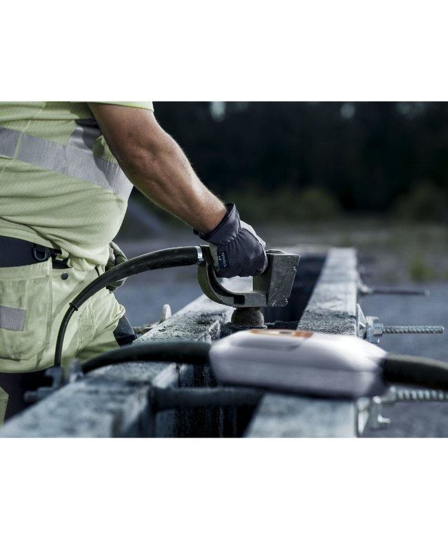 ERGONOMICZNY WIBRATOR POGRĄŻALNY HUSQVARNA SMART40 E WAŁ 0,5 M, BUŁAWA 40 MM