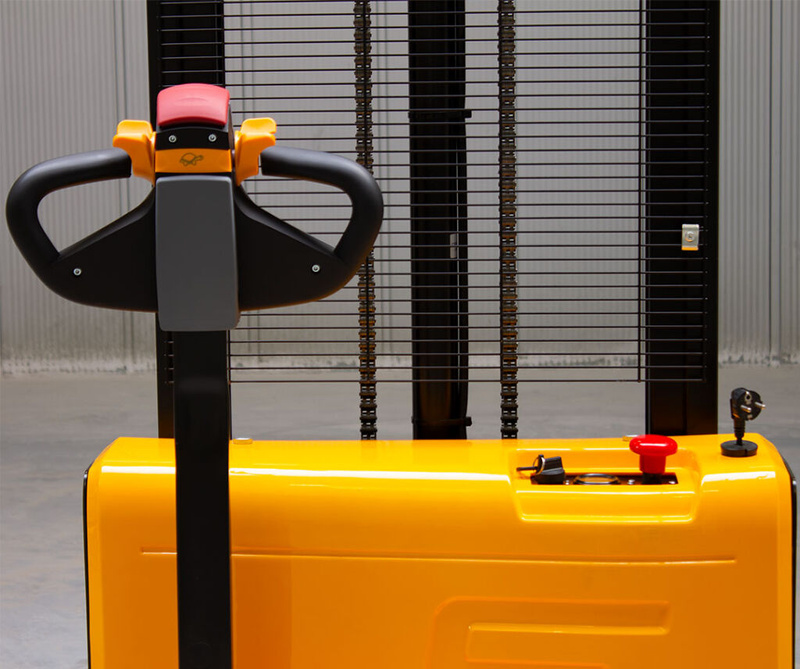 WÓZEK ELEKTRYCZNY PODNOŚNIKOWY PALETOWY VIBER-SYSTEM WE1530R 1500 KG