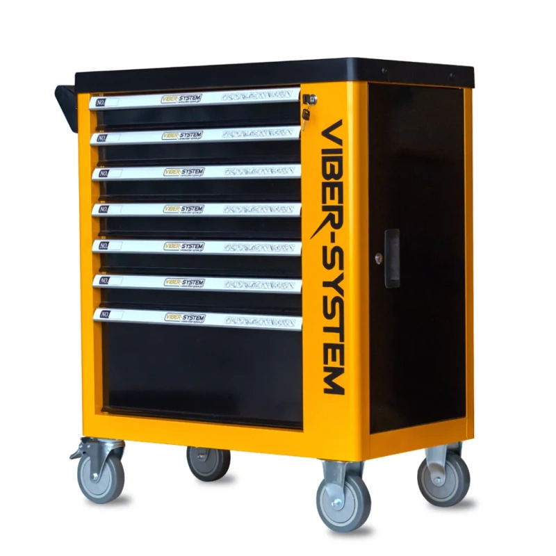 SZAFKA NARZĘDZIOWA SERWISOWA, WÓZEK NARZĘDZIOWY VIBER-SYSTEM SZN259 Z WYPOSAŻENIEM 258 ELEMENTÓW