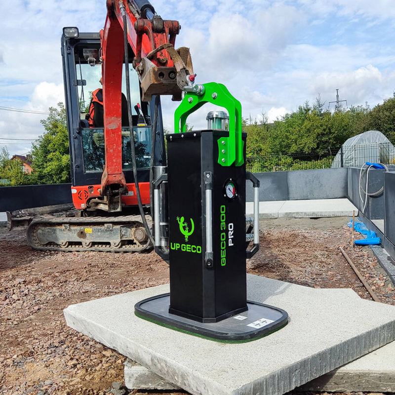 ZAWIESZANY HYDRAULICZNY CHWYTAK PRÓŻNIOWY UP GECO 300 PRO KOPAREK, SPRZĘTU BUDOWLANEGO I PRZEMYSŁOWEGO (BEZ PŁYT)