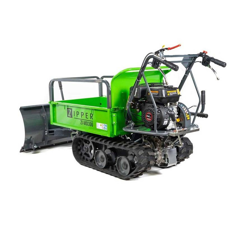 WOZIDŁO BUDOWLANE MINIWYWROTKA ZIPPER ZI-MD300 Z PŁUGIEM