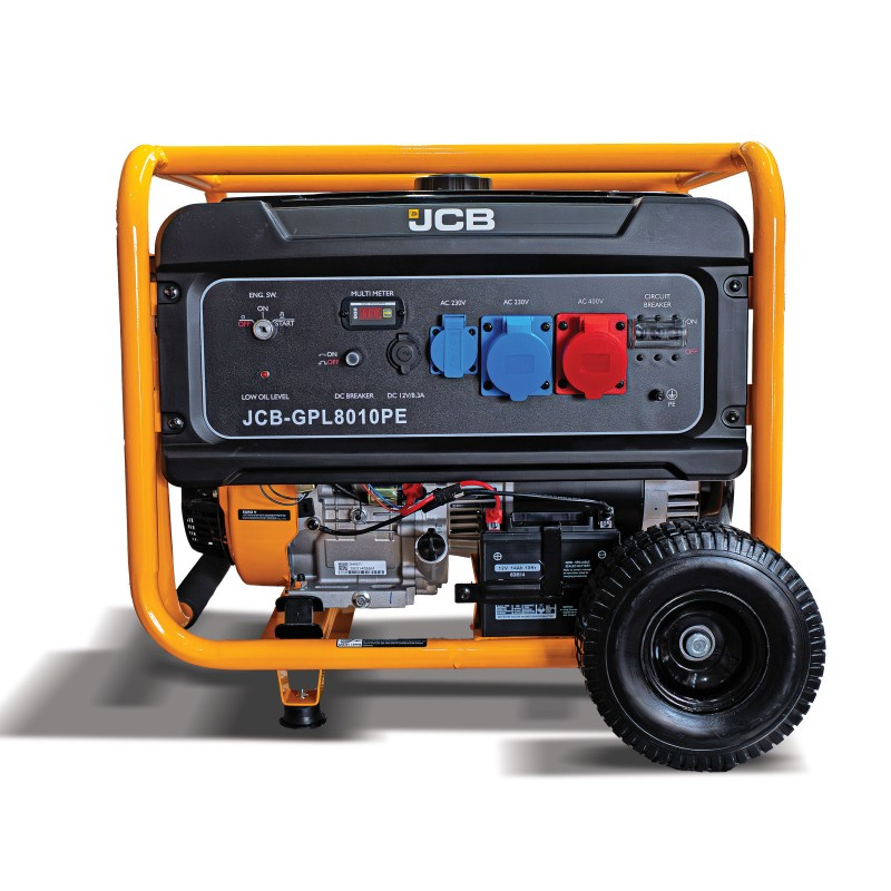 AGREGAT PRĄDOTWÓRCZY TRZYFAZOWY JCB JCB-GPL8010PE + AVR