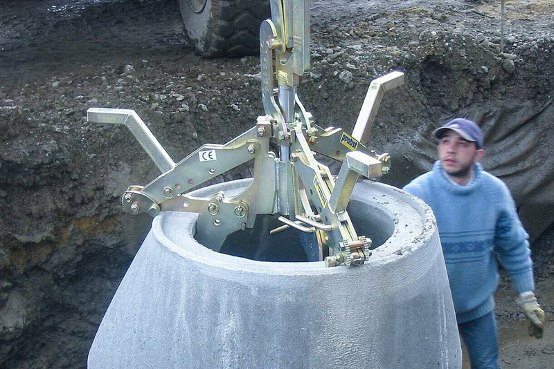 ZAWIESZANY CHWYTAK MONTAŻOWY DO KRĘGÓW I STOŻKÓW STUDZIENEK PROBST SVZ-UNI