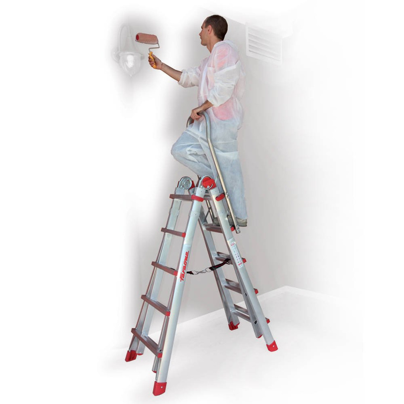 DRABINA TELESKOPOWA SKŁADANA FARAONE SUPER TELES MOD. TELES.T4S 3,78M