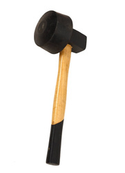 MŁOTEK BRUKARSKI MDGROUP 1 KG Z OKRĄGŁĄ GUMĄ