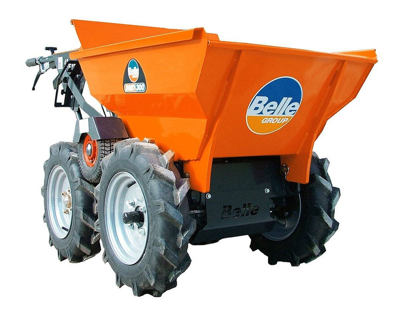 WOZIDŁO BUDOWLANE MINIWYWROTKA 4X4 BELLE MINIDUMPER (Z KOŁAMI UNOSZĄCYMI)