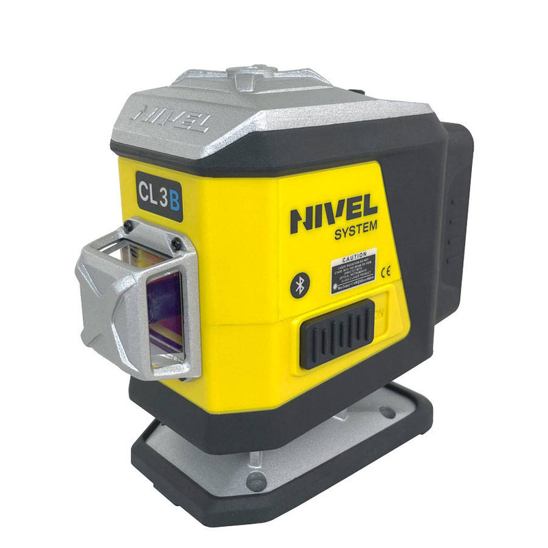 NIEBIESKI MULTILASER KRZYŻOWY NIVEL SYSTEM CL3B (3x360°) BLUETOOTH + STATYW SJJ-M1 EX + CZUJNIK LASEROWY RD800