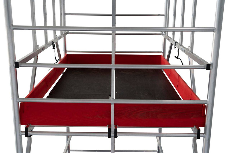 RUSZTOWANIE JEZDNE O POSZERZONEJ KONSTRUKCJI KRAUSE MONTO PROTEC XXL 2,00 M x 1,20 M (WYS. ROBOCZA 6,3 M)